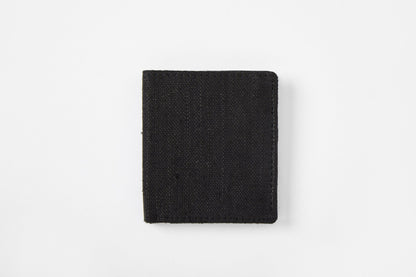 Hemp Men’s Wallet | Eco - Friendly & Sustainable Vegan Wallet for Men – Mens Wallet on Brown Living™. SKU: GWL01-BLACK. Img 1.