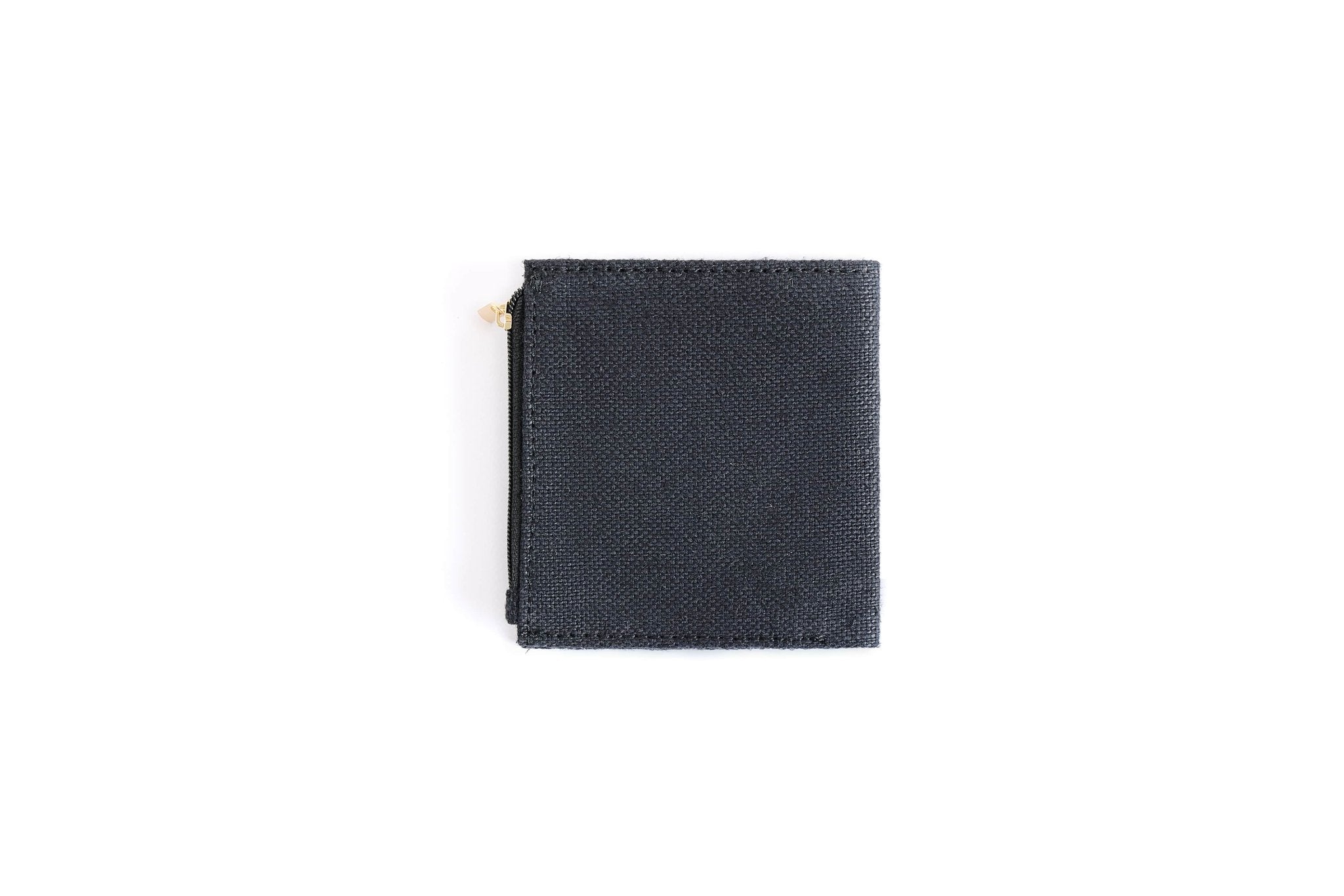 Hemp Men’s Wallet with Coin Pocket | Eco - Friendly & Sustainable Wallet – Mens Wallet on Brown Living™. SKU: GWL02-BLACK. Img 2.