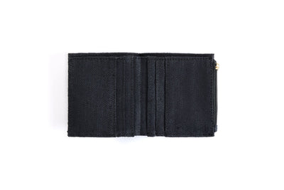 Hemp Men’s Wallet with Coin Pocket | Eco - Friendly & Sustainable Wallet – Mens Wallet on Brown Living™. SKU: GWL02-BLACK. Img 3.