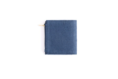 Hemp Men’s Wallet with Coin Pocket | Eco - Friendly & Sustainable Wallet – Mens Wallet on Brown Living™. SKU: GWL02-NAVYBLUE. Img 5.