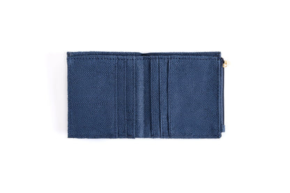 Hemp Men’s Wallet with Coin Pocket | Eco - Friendly & Sustainable Wallet – Mens Wallet on Brown Living™. SKU: GWL02-NAVYBLUE. Img 6.