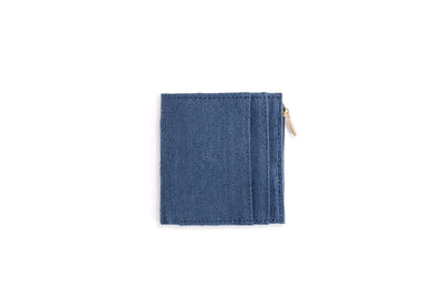 Hemp Men’s Wallet with Coin Pocket | Eco - Friendly & Sustainable Wallet – Mens Wallet on Brown Living™. SKU: GWL02-NAVYBLUE. Img 4.