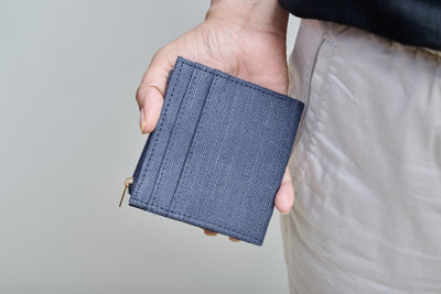 Hemp Men’s Wallet with Coin Pocket | Eco - Friendly & Sustainable Wallet – Mens Wallet on Brown Living™. SKU: GWL02-OLIVE. Img 11.