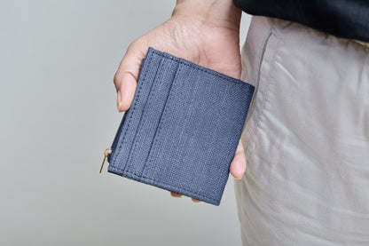 Hemp Men’s Wallet with Coin Pocket | Eco - Friendly & Sustainable Wallet – Mens Wallet on Brown Living™. SKU: GWL02-OLIVE. Img 11.