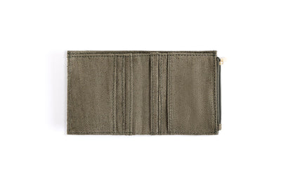 Hemp Men’s Wallet with Coin Pocket | Eco - Friendly & Sustainable Wallet – Mens Wallet on Brown Living™. SKU: GWL02-OLIVE. Img 9.