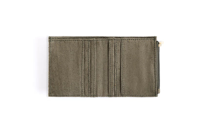 Hemp Men’s Wallet with Coin Pocket | Eco - Friendly & Sustainable Wallet – Mens Wallet on Brown Living™. SKU: GWL02-OLIVE. Img 9.