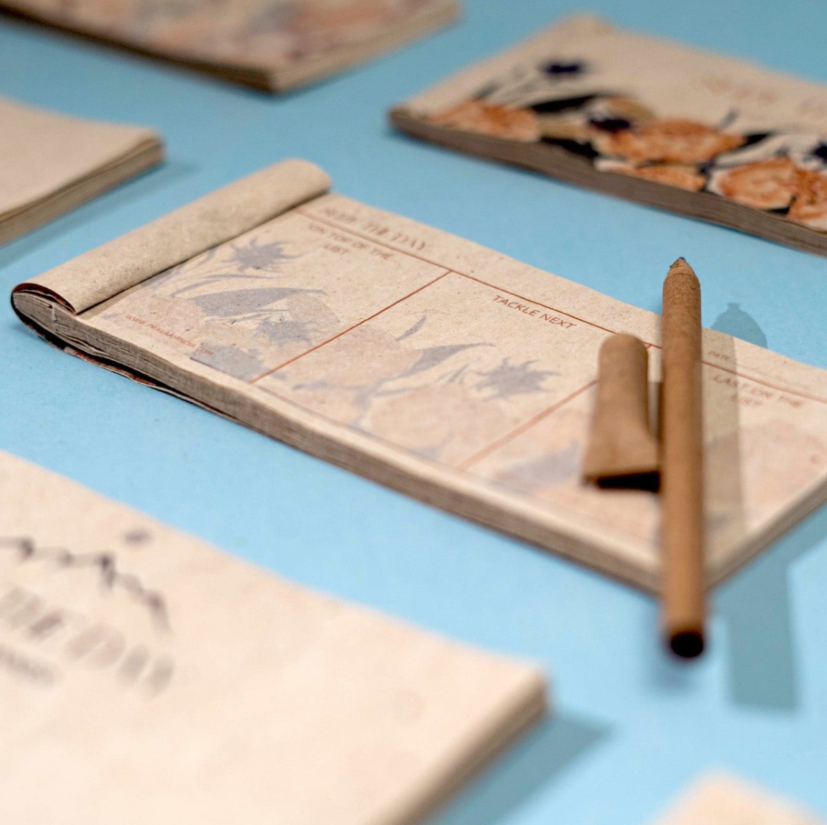 Hemp Paper Daily Planner | Available in Samudra, Uttarakhand and Pushp – Greeting & Note Cards by Pravaah India available on Brown Living™. Samudra Daily Planner . SKU: PRA23ST01DP. Img 2.