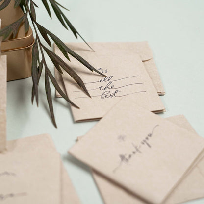 Hemp Paper Gift Cards | Set 5 Envelopes | Uttarakhand, Samudra & Pushp – Greeting & Note Cards by Pravaah India available on Brown Living™. Uttarakhand Gift Cards Set . SKU: PRA23ST02GC. Img 11.