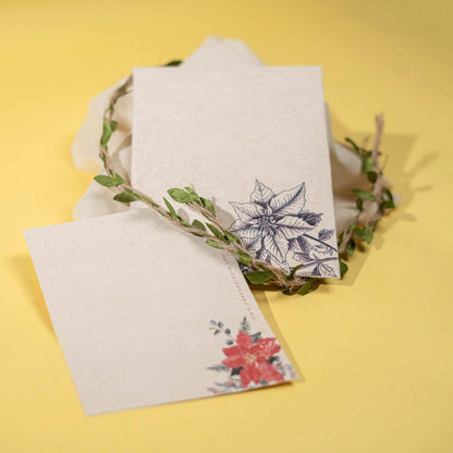 Hemp Paper Note Cards | Set 5 Envelopes | Uttarakhand, Samudra & Pushp – Greeting & Note Cards by Pravaah India available on Brown Living™. Pushp Note Cards Set . SKU: PRA23ST03NC. Img 15.