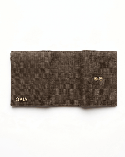 Hemp Plain 3 Fold Unisex Wallet Eco Friendly Minimal Wallet – Wallets on Brown Living™. SKU: GWL05-OLIVE. Img 14.