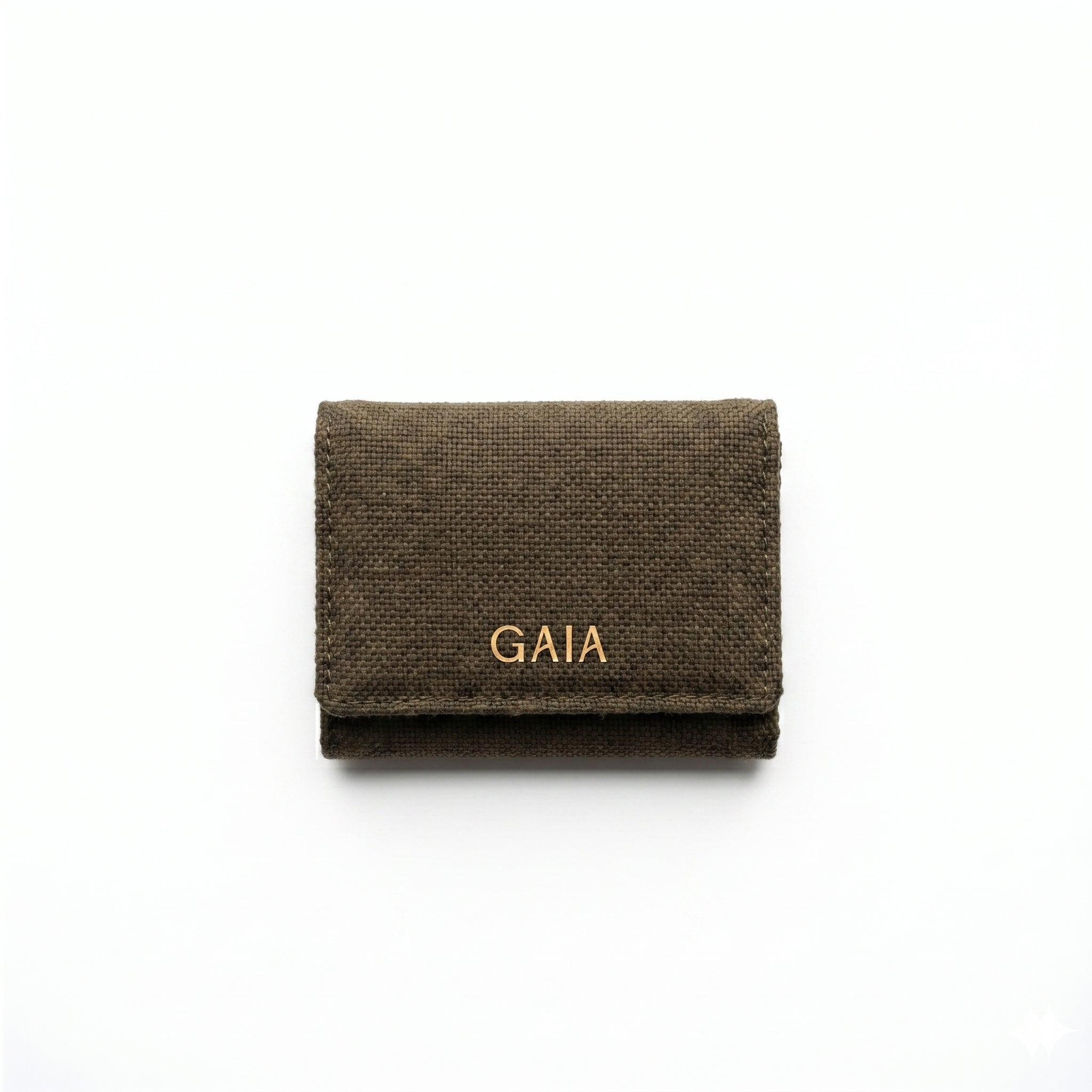 Hemp Plain Trifold Unisex Wallet Eco Friendly Minimal Wallet – Mens Wallet on Brown Living™. SKU: GWL04-OLIVE. Img 10.