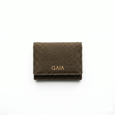 Hemp Plain Trifold Unisex Wallet Eco Friendly Minimal Wallet – Mens Wallet on Brown Living™. SKU: GWL04-OLIVE. Img 10.