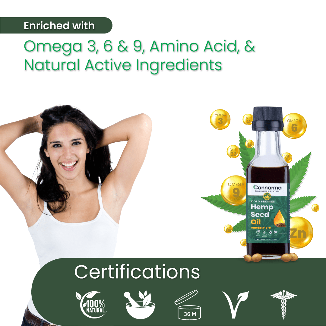 Hemp Seed Oil 100ml | Cold - Pressed Skin & Hair Nourishment – Hair Oil on Brown Living™. SKU: HempSeedOil. Img 5.