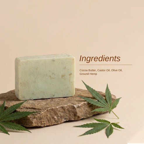 Hemp Soap Bar- 110g – Body Soap on Brown Living™. SKU: HB-01. Img 3.