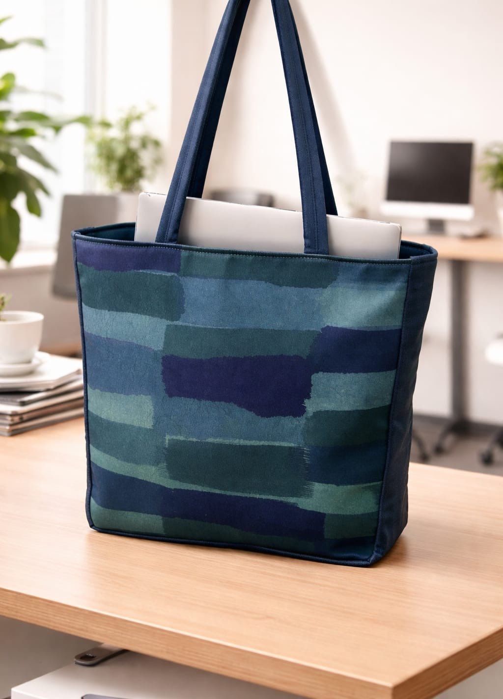 Hemp Tote Bag | Handcrafted Everyday Carry Bag – Tote Bag on Brown Living™. SKU: BLIA01_Design5. Img 6.