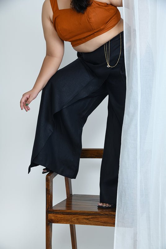 Hemp Wrap Pants | Must Have Black | Verified Sustainable by Brown Living™