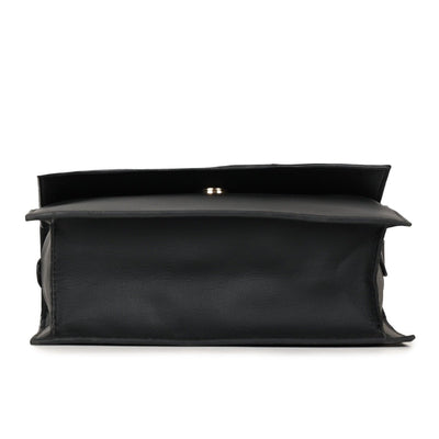 Hera Vegan Leather Satchel Bag (Black) – Satchel Bag on Brown Living™. SKU: SCGH30031053. Img 9.