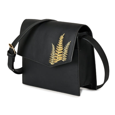 Hera Vegan Leather Satchel Bag (Black) – Satchel Bag on Brown Living™. SKU: SCGH30031053. Img 7.