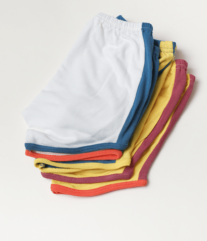 Herb Dyed Baby Play Shorts For Comfort & Easy Movement – Kids Shorts on Brown Living™. SKU: PSBB03006. Img 3.