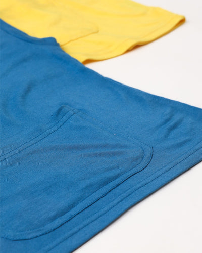 Herb Dyed Summer Pocket Tee For Babies | Soft & Breathable – Kids Daywear Sets on Brown Living™. SKU: SPTB03001. Img 6.