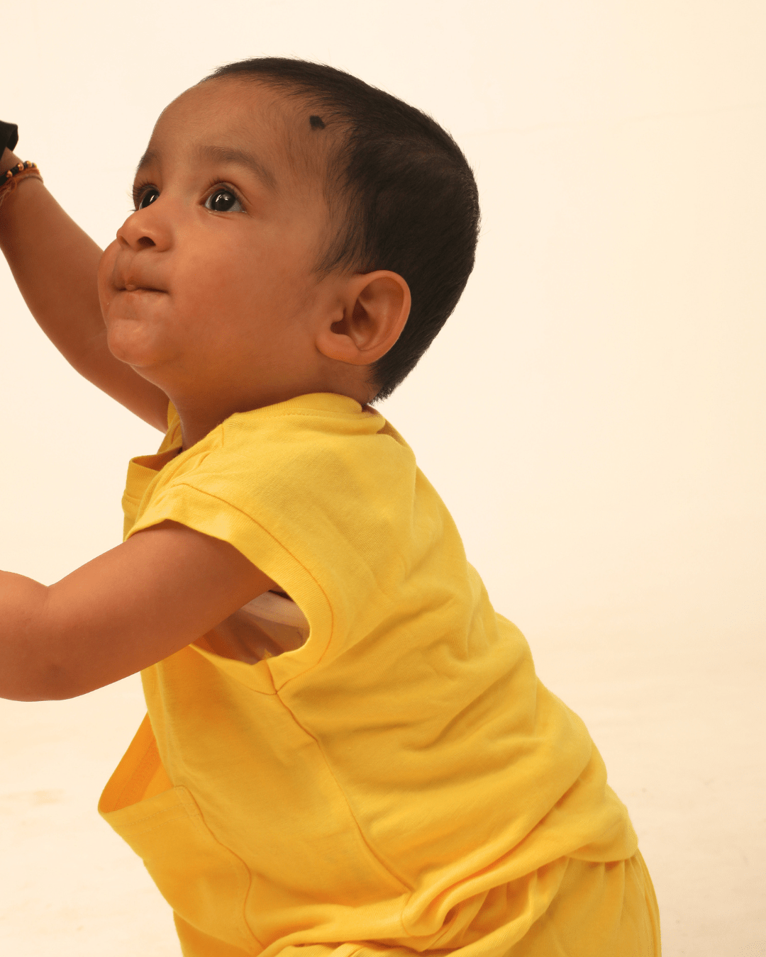 Herb Dyed Summer Pocket Tee For Babies | Soft & Breathable – Kids Daywear Sets on Brown Living™. SKU: SPTV03016. Img 2.