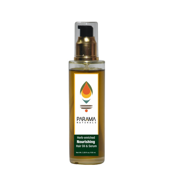 Herb - enriched Nourishing Hair Oil & Serum for Frizz Control - 100ml | Verified Sustainable Hair Oil on Brown Living™