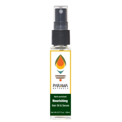 Herb - enriched Nourishing Hair Oil & Serum for Frizz Control - 8ml | Verified Sustainable by Brown Living™