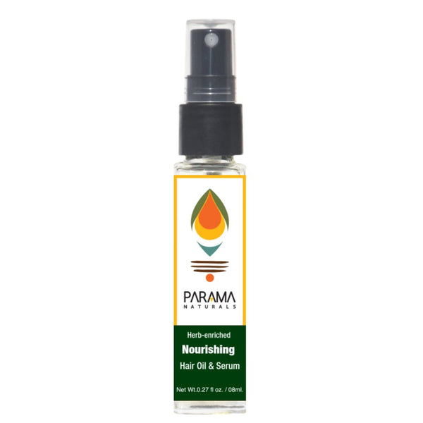 Herb - enriched Nourishing Hair Oil & Serum for Frizz Control - 8ml | Verified Sustainable Hair Oil on Brown Living™