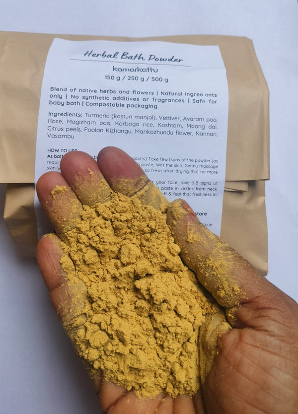 Herbal Bath Powder - 250 g | Verified Sustainable Body Bathing Powder on Brown Living™