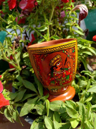 Heritage Phad Light - Handpainted Soy Wax Candle – Candles & Fragrances on Brown Living™. SKU: PDAMSCMDMC01. Img 4.