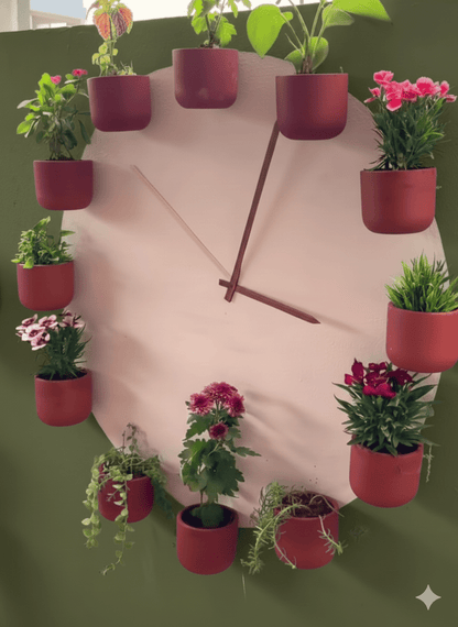 Hexane 4 Inch Terracotta Wall Planter | Hanging Wall Pot – Home & Garden on Brown Living™. SKU: PL26-12. Img 14.