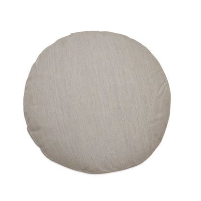 Hi - Zafu Meditation Cushion filled with Buckwheat Hulls - Ivory | Verified Sustainable by Brown Living™