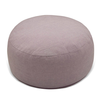 Hi - Zafu Meditation Cushion filled with Buckwheat Hulls - Lavender | Verified Sustainable by Brown Living™