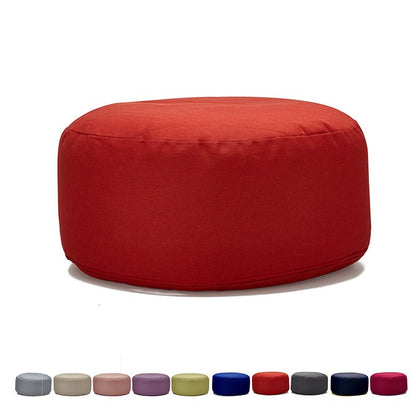 Hi - Zafu Meditation Cushion filled with Buckwheat Hulls - Red | Verified Sustainable by Brown Living™