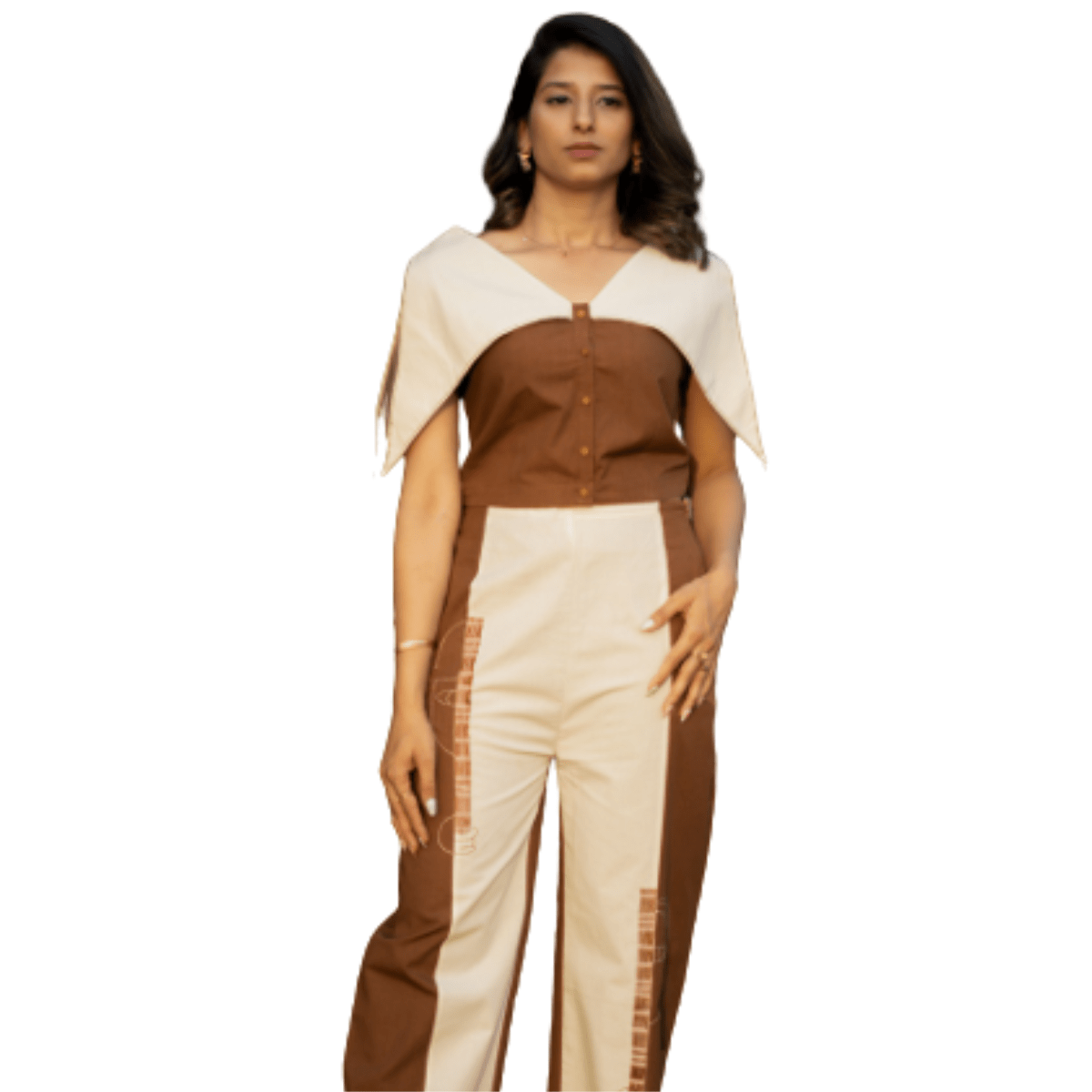 Hide & Seek Harmony Co - ord Set | Stylish Women’s Outfit – Womens Co - Ord Sets on Brown Living™. SKU: AAYU-0051. Img 7.