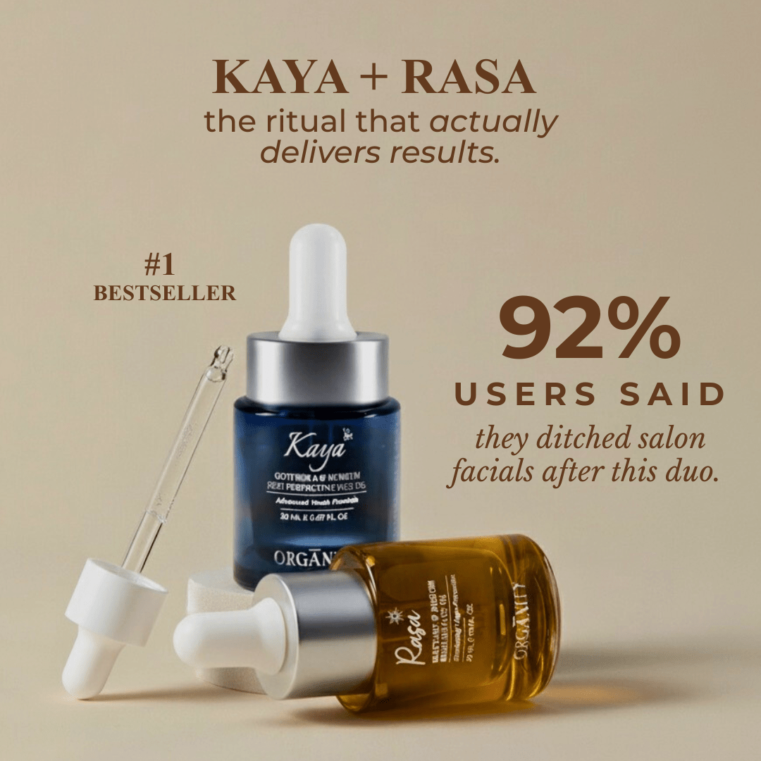 High - Performance AM & PM Face Oil Duo for Glowing Skin – Skin Care on Brown Living™. SKU: ORG-HPDUO-KAYA-RASA. Img 8.