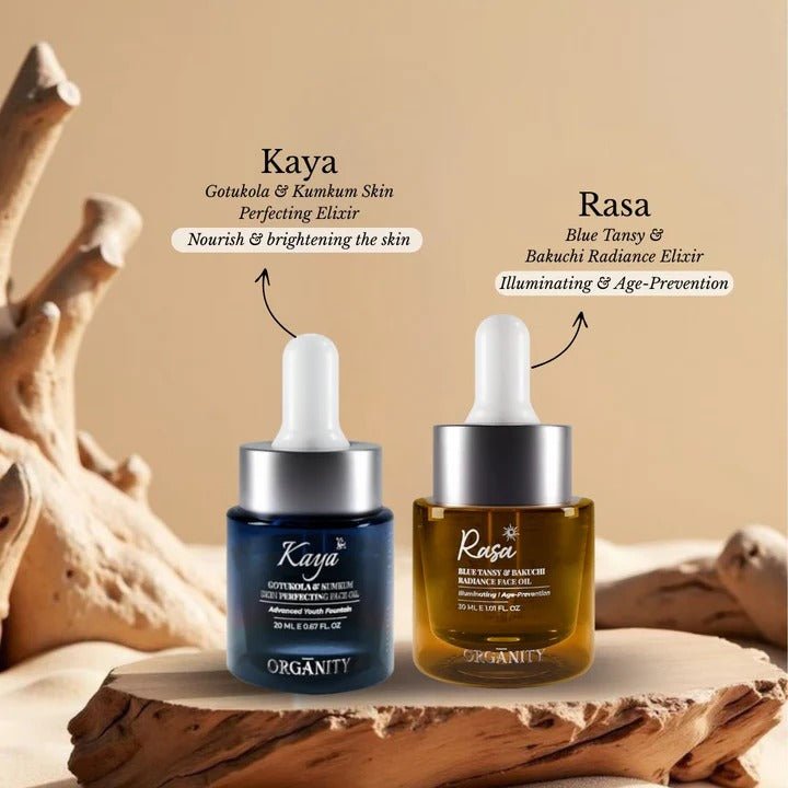 High Performance AM - PM Facial elixir – Skin Care on Brown Living™. SKU: ORG - HPDUO - KAYA - RASA. Img 2.