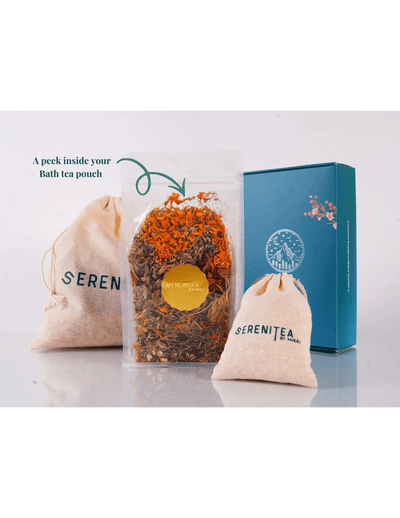 Himalayan Forest Bath Tea –Natural Herbal Bath Infusion for Relaxation – Bath Salt on Brown Living™. SKU: 300004. Img 3.