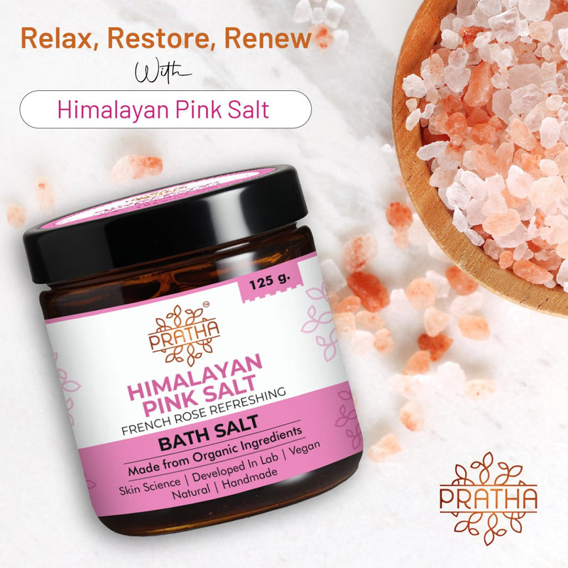 Himalayan Pink Salt | French Rose Refreshing bath salt | Verified Sustainable by Brown Living™