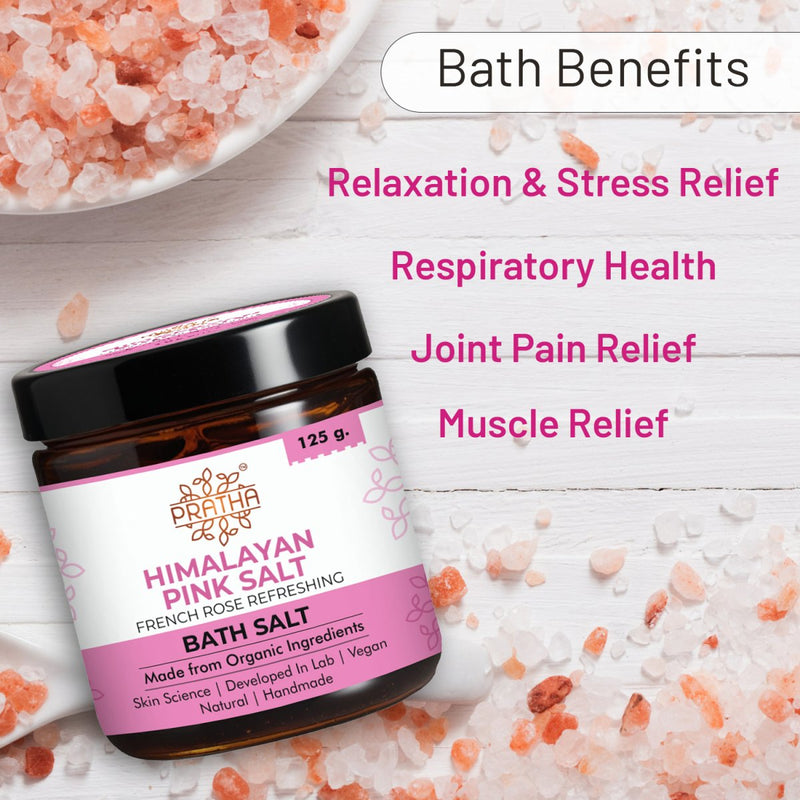 Himalayan Pink Salt | French Rose Refreshing bath salt | Verified Sustainable by Brown Living™