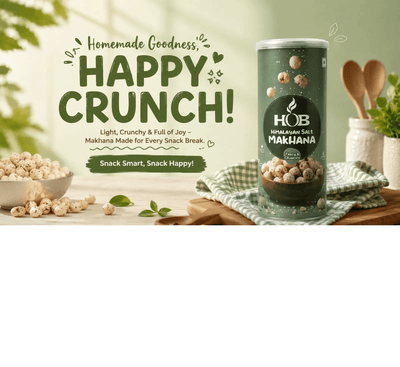 Himalayan Salt Makhana 60g | Roasted Fox Nuts Healthy Snack – Healthy Snacks on Brown Living™. SKU: HGE0006. Img 4.