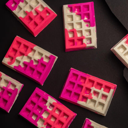 His and Her Waffle Soaps Set - Couple’s Gift Handmade Soaps – Body Soap on Brown Living™. SKU: SS-16. Img 2.