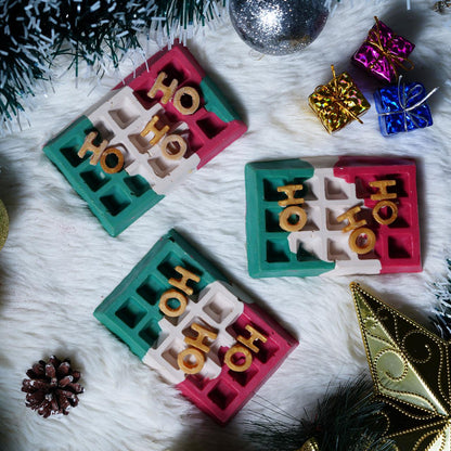 Ho Ho Ho Waffle Soap | Handmade Festive Christmas Bath Soap – Body Soap on Brown Living™. SKU: SLTYSECRT-12. Img 1.