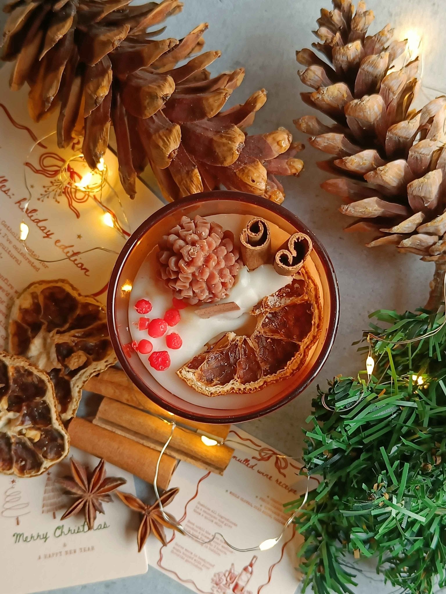 Holly Jolly Christmas Jar – Festive Secret Santa & Holiday Gift – Candles & Fragrances on Brown Living™. SKU: HJCJ_N. Img 3.
