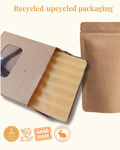 Homemade Shea Butter & Goat Milk 100g Soap Bar sets – Body Soap on Brown Living™. SKU: SOB - SOAP - 8. Img 3.