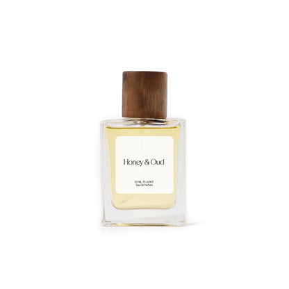 Honey & Oud 50ml Unisex Eau de Parfum – Perfume by HERITAGE BOX available on Brown Living™. . SKU: HBHOE06. Img 2.