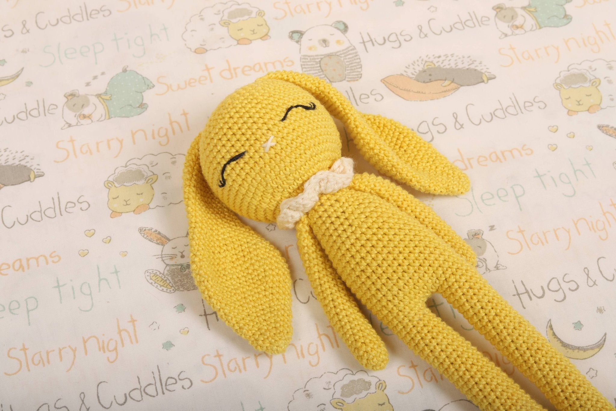 Hopper the Bunny – Handmade Crochet Bunny Toy – Dolls & Dollhouses on Brown Living™. SKU: CHBP. Img 7.