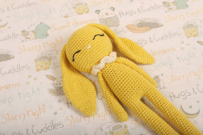 Hopper the Bunny – Handmade Crochet Bunny Toy – Dolls & Dollhouses on Brown Living™. SKU: CHBP. Img 7.