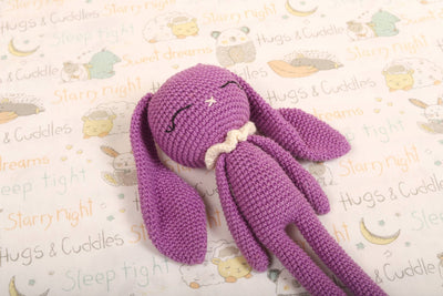Hopper the Bunny – Handmade Crochet Bunny Toy – Dolls & Dollhouses on Brown Living™. SKU: CHBP. Img 8.