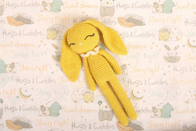 Hopper the Bunny – Handmade Crochet Bunny Toy – Dolls & Dollhouses on Brown Living™. SKU: CHBY. Img 4.